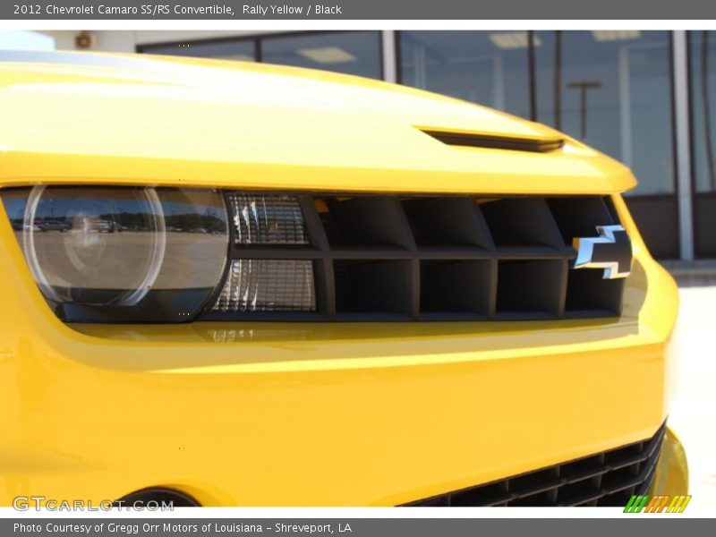 Rally Yellow / Black 2012 Chevrolet Camaro SS/RS Convertible