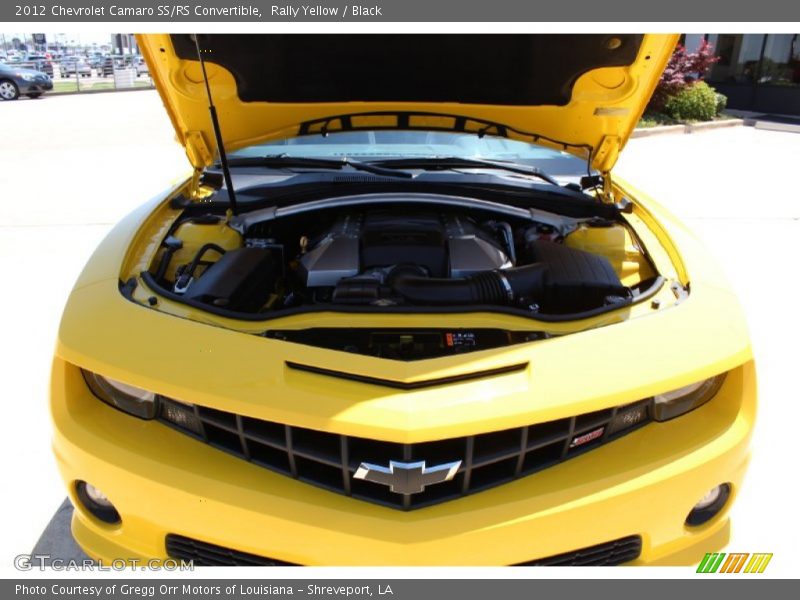 Rally Yellow / Black 2012 Chevrolet Camaro SS/RS Convertible