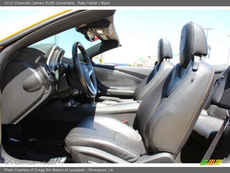 Rally Yellow / Black 2012 Chevrolet Camaro SS/RS Convertible