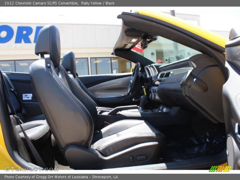 Rally Yellow / Black 2012 Chevrolet Camaro SS/RS Convertible