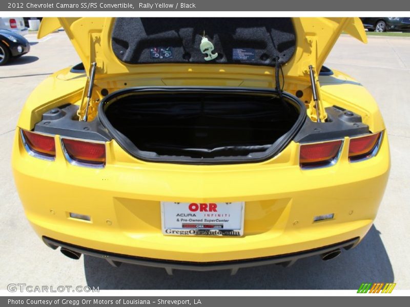 Rally Yellow / Black 2012 Chevrolet Camaro SS/RS Convertible