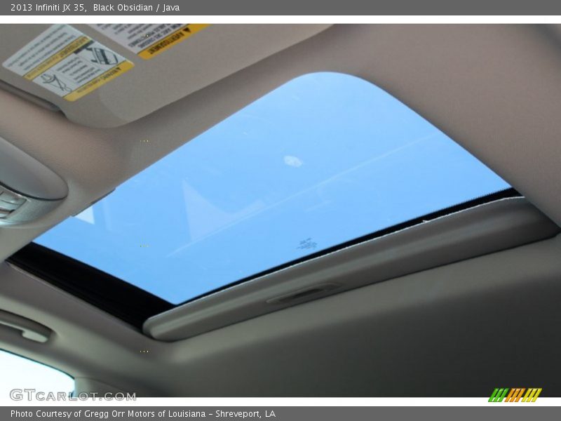 Sunroof of 2013 JX 35