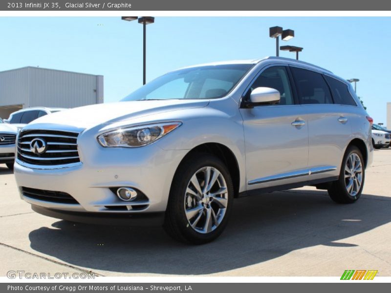 Glacial Silver / Graphite 2013 Infiniti JX 35