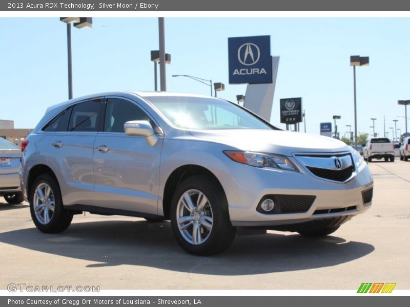 Silver Moon / Ebony 2013 Acura RDX Technology