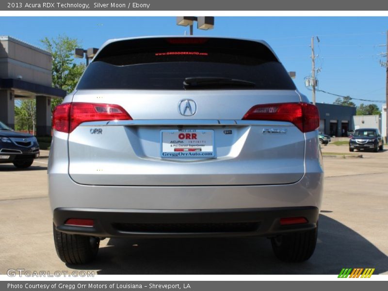 Silver Moon / Ebony 2013 Acura RDX Technology