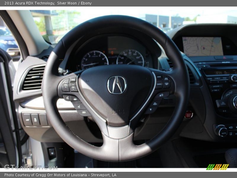 Silver Moon / Ebony 2013 Acura RDX Technology