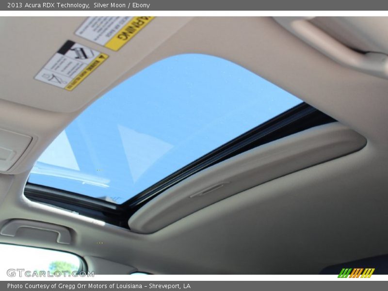 Silver Moon / Ebony 2013 Acura RDX Technology