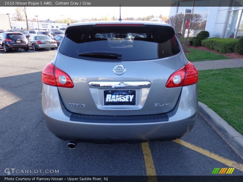 Gotham Gray / Gray 2010 Nissan Rogue S AWD