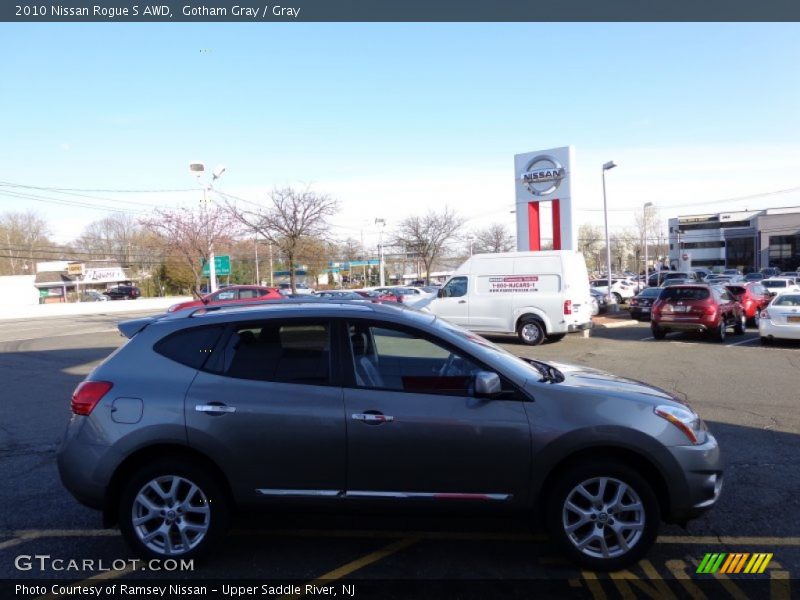 Gotham Gray / Gray 2010 Nissan Rogue S AWD