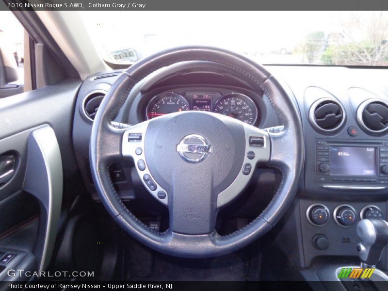 Gotham Gray / Gray 2010 Nissan Rogue S AWD