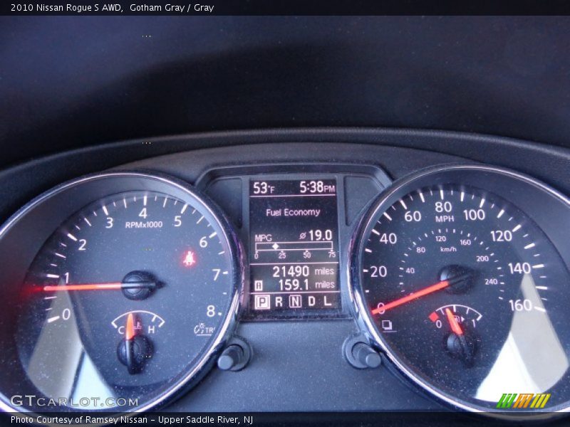 Gotham Gray / Gray 2010 Nissan Rogue S AWD