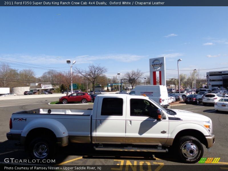 Oxford White / Chaparral Leather 2011 Ford F350 Super Duty King Ranch Crew Cab 4x4 Dually