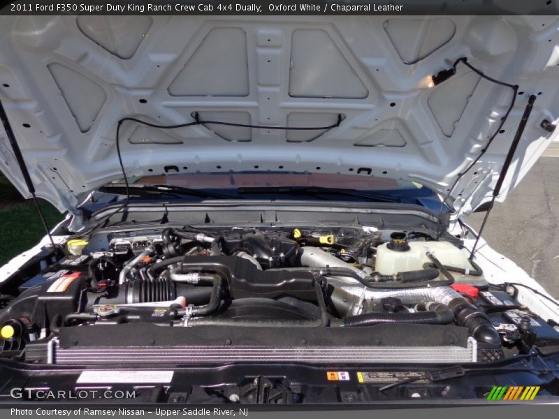 Oxford White / Chaparral Leather 2011 Ford F350 Super Duty King Ranch Crew Cab 4x4 Dually