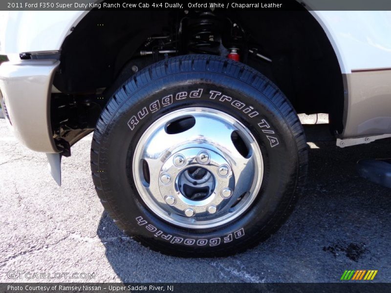 Oxford White / Chaparral Leather 2011 Ford F350 Super Duty King Ranch Crew Cab 4x4 Dually
