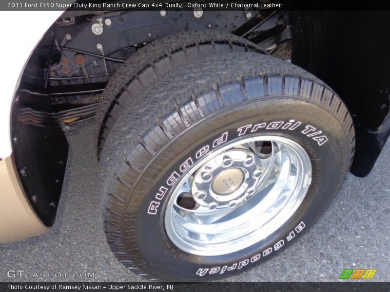 Oxford White / Chaparral Leather 2011 Ford F350 Super Duty King Ranch Crew Cab 4x4 Dually
