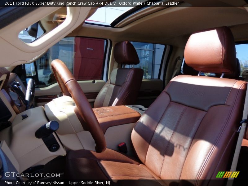 Oxford White / Chaparral Leather 2011 Ford F350 Super Duty King Ranch Crew Cab 4x4 Dually