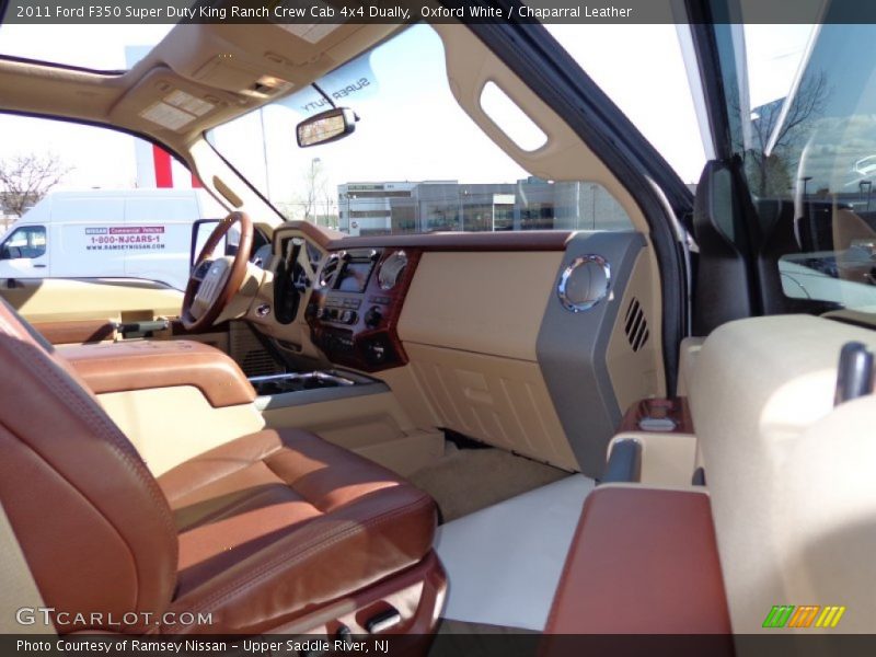 Oxford White / Chaparral Leather 2011 Ford F350 Super Duty King Ranch Crew Cab 4x4 Dually