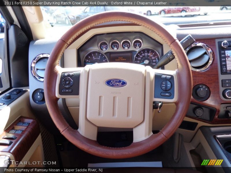 Oxford White / Chaparral Leather 2011 Ford F350 Super Duty King Ranch Crew Cab 4x4 Dually