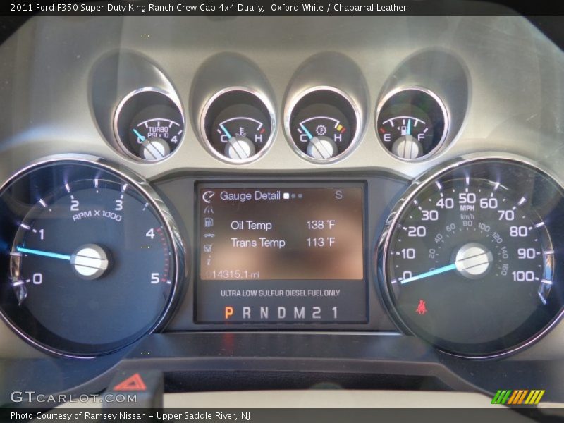 Oxford White / Chaparral Leather 2011 Ford F350 Super Duty King Ranch Crew Cab 4x4 Dually