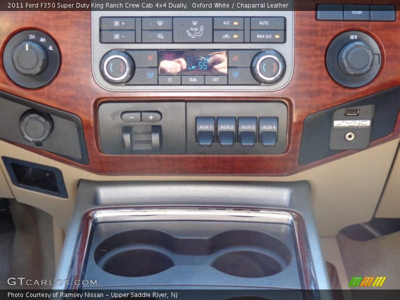 Oxford White / Chaparral Leather 2011 Ford F350 Super Duty King Ranch Crew Cab 4x4 Dually