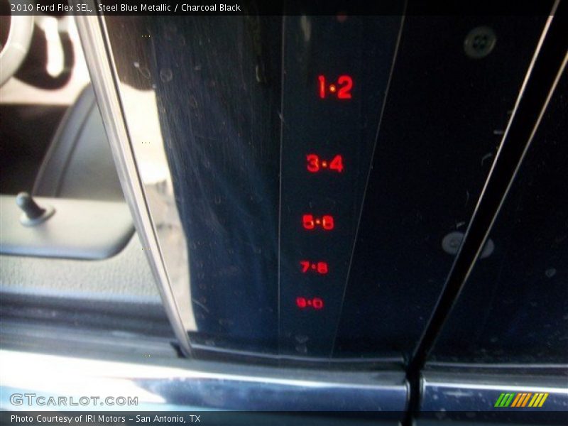 Steel Blue Metallic / Charcoal Black 2010 Ford Flex SEL