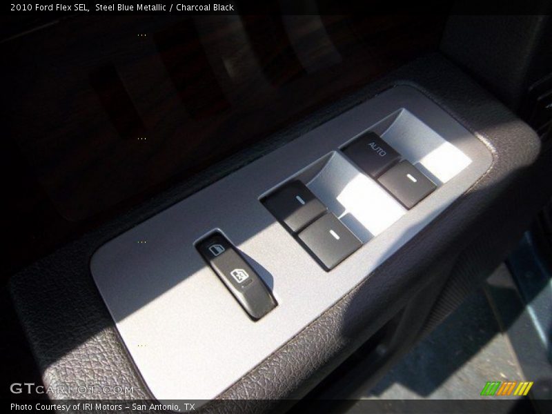 Steel Blue Metallic / Charcoal Black 2010 Ford Flex SEL