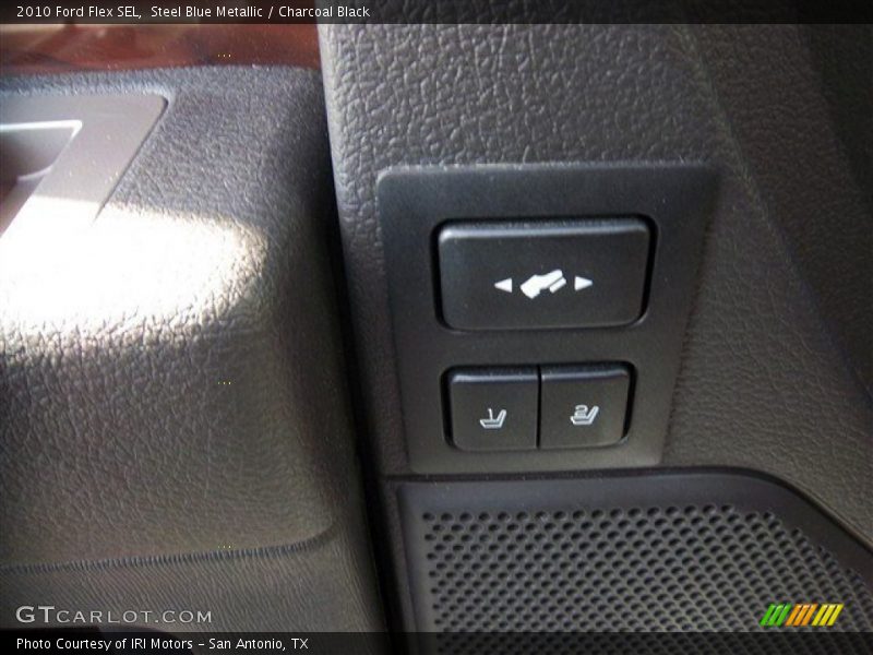 Steel Blue Metallic / Charcoal Black 2010 Ford Flex SEL