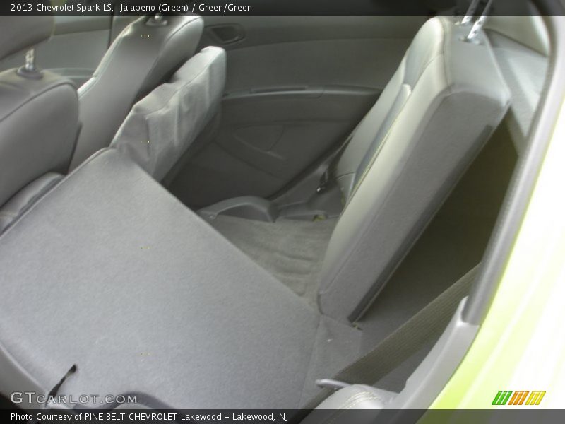Jalapeno (Green) / Green/Green 2013 Chevrolet Spark LS
