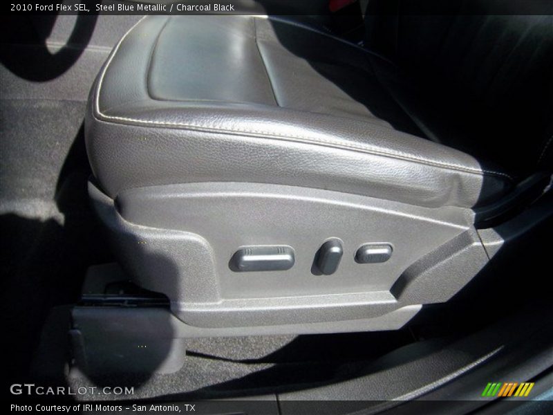 Steel Blue Metallic / Charcoal Black 2010 Ford Flex SEL