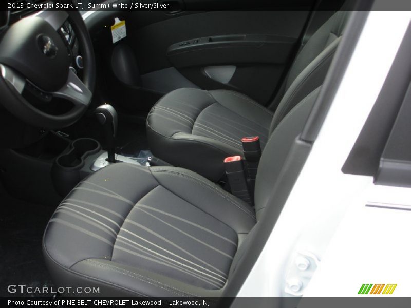 Summit White / Silver/Silver 2013 Chevrolet Spark LT