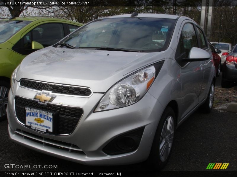 Silver Ice / Silver/Silver 2013 Chevrolet Spark LS