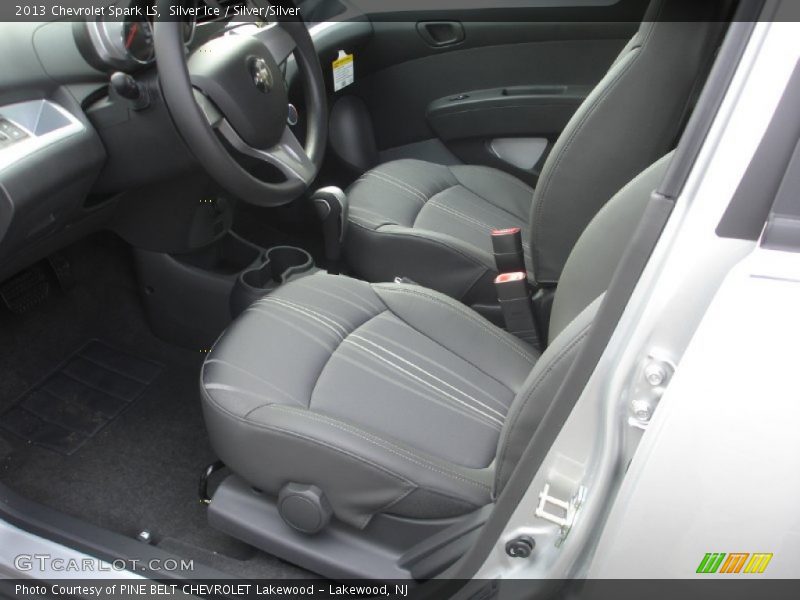 Silver Ice / Silver/Silver 2013 Chevrolet Spark LS