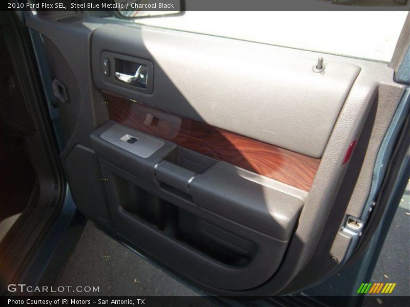 Steel Blue Metallic / Charcoal Black 2010 Ford Flex SEL