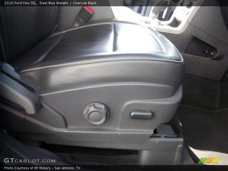 Steel Blue Metallic / Charcoal Black 2010 Ford Flex SEL