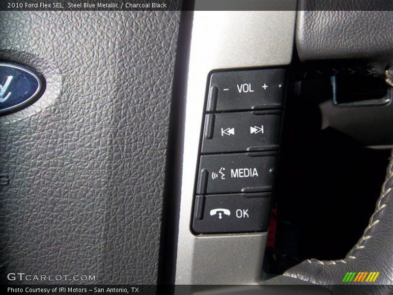 Steel Blue Metallic / Charcoal Black 2010 Ford Flex SEL