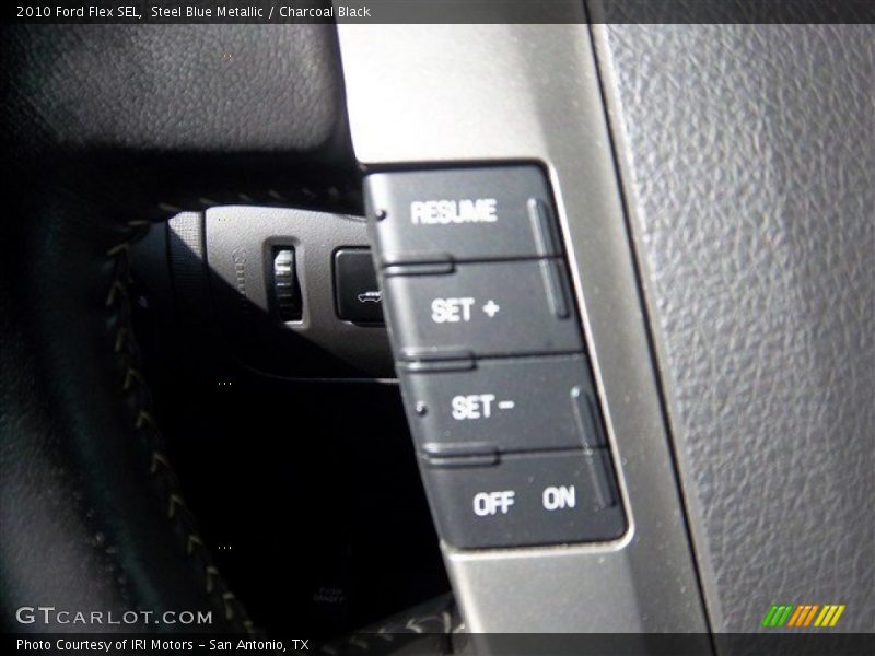 Steel Blue Metallic / Charcoal Black 2010 Ford Flex SEL