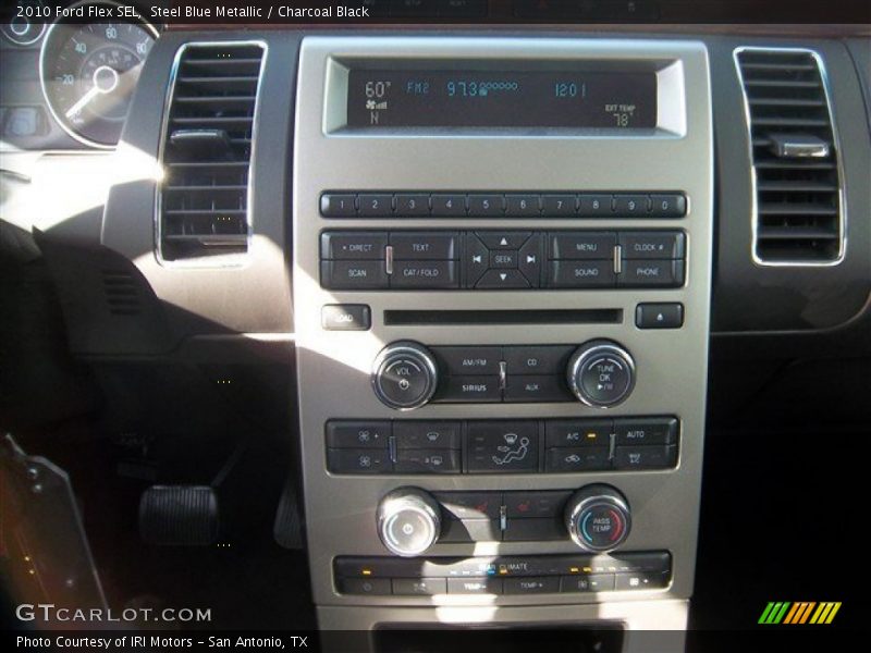 Steel Blue Metallic / Charcoal Black 2010 Ford Flex SEL