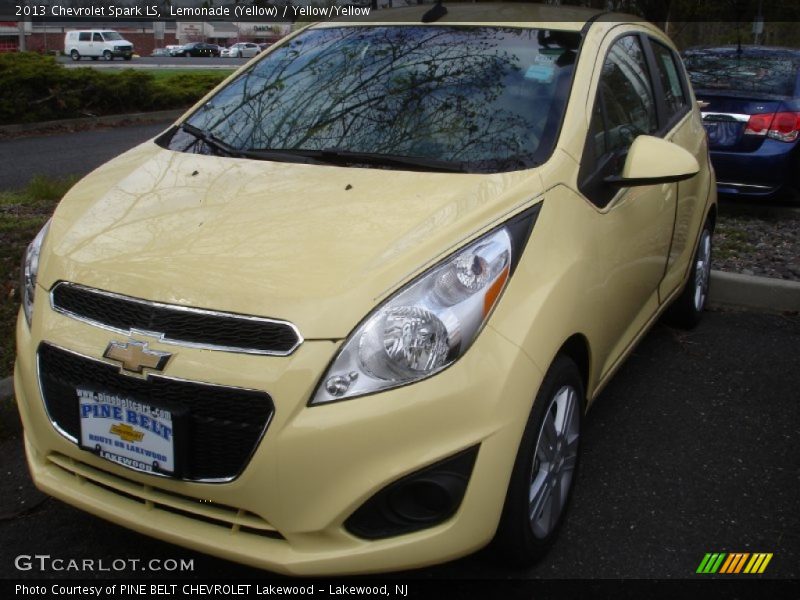 Lemonade (Yellow) / Yellow/Yellow 2013 Chevrolet Spark LS