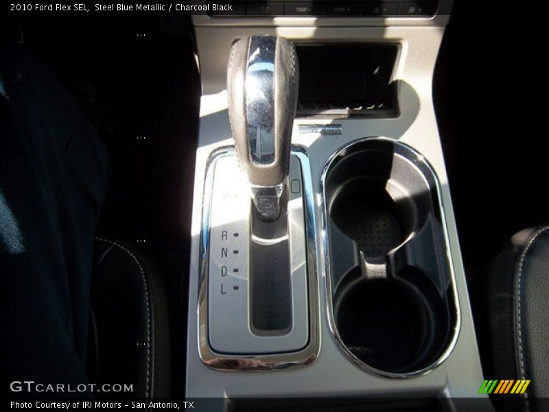 Steel Blue Metallic / Charcoal Black 2010 Ford Flex SEL