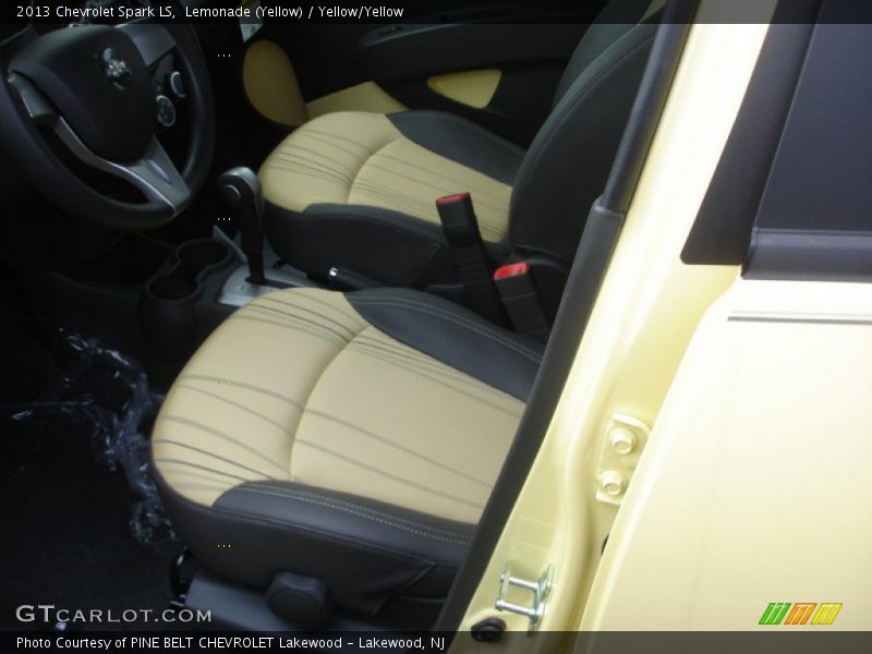  2013 Spark LS Yellow/Yellow Interior