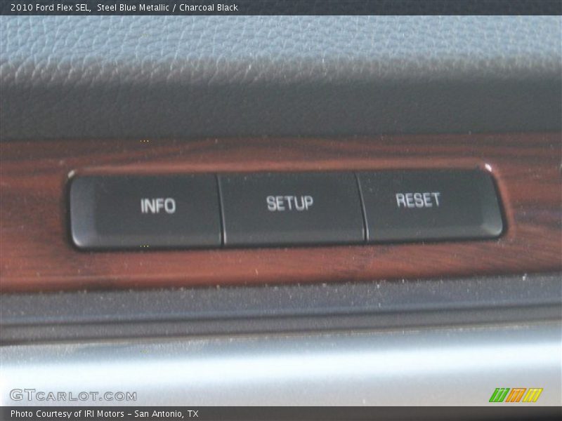 Steel Blue Metallic / Charcoal Black 2010 Ford Flex SEL