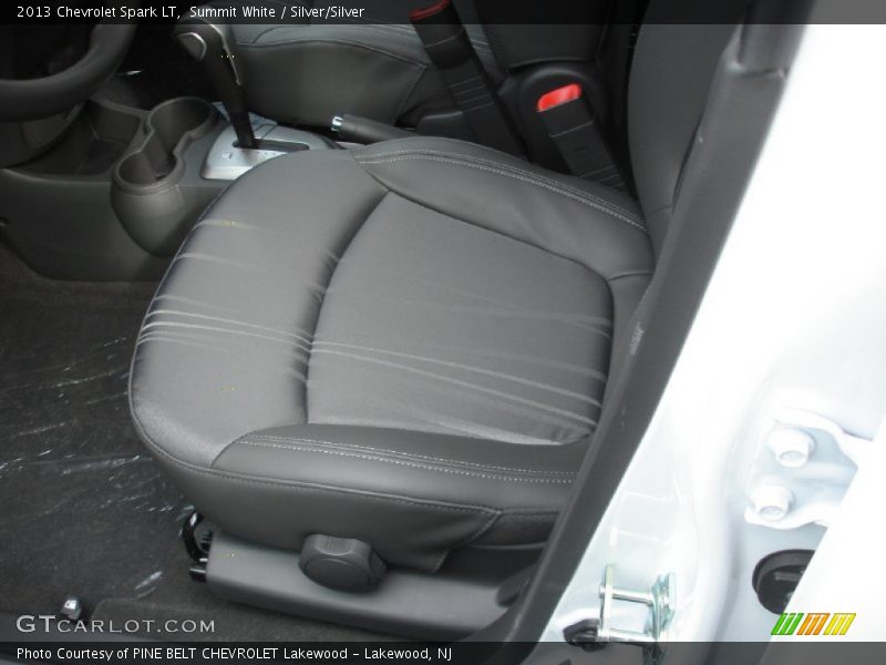 Summit White / Silver/Silver 2013 Chevrolet Spark LT