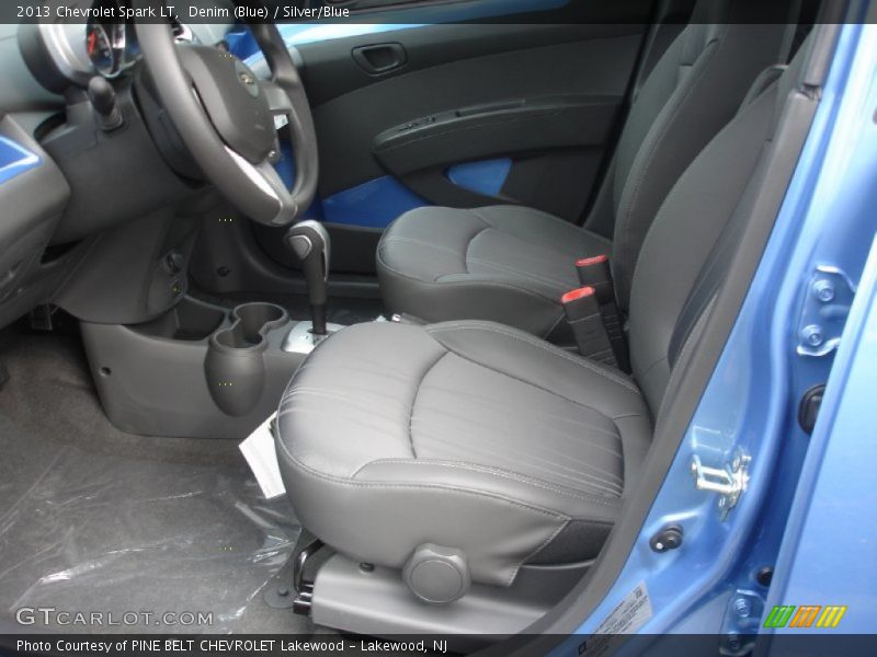 Denim (Blue) / Silver/Blue 2013 Chevrolet Spark LT