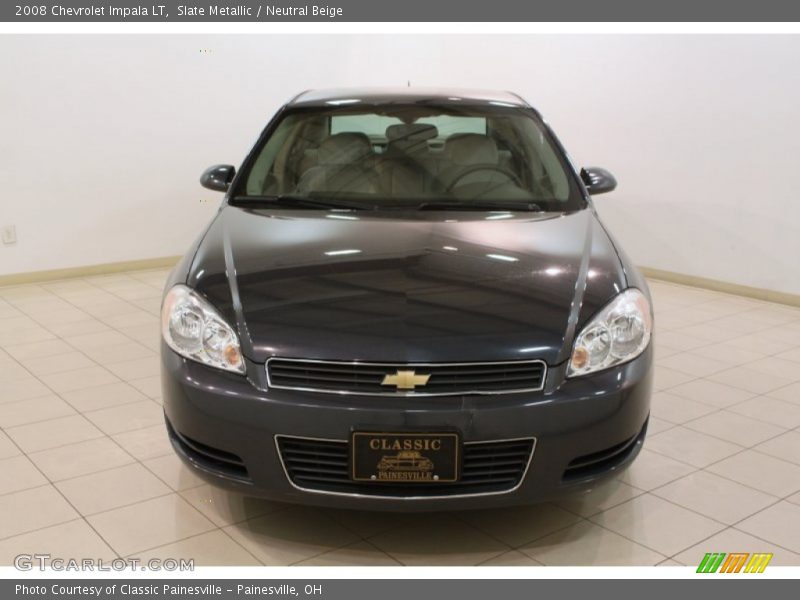Slate Metallic / Neutral Beige 2008 Chevrolet Impala LT