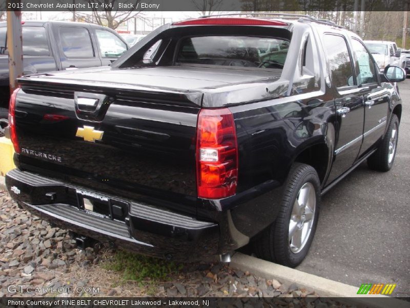Black / Ebony 2013 Chevrolet Avalanche LTZ 4x4
