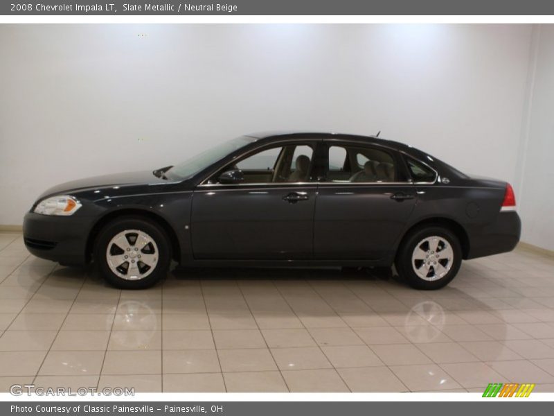 Slate Metallic / Neutral Beige 2008 Chevrolet Impala LT