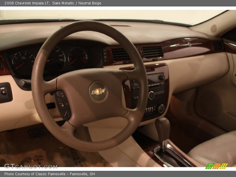 Slate Metallic / Neutral Beige 2008 Chevrolet Impala LT