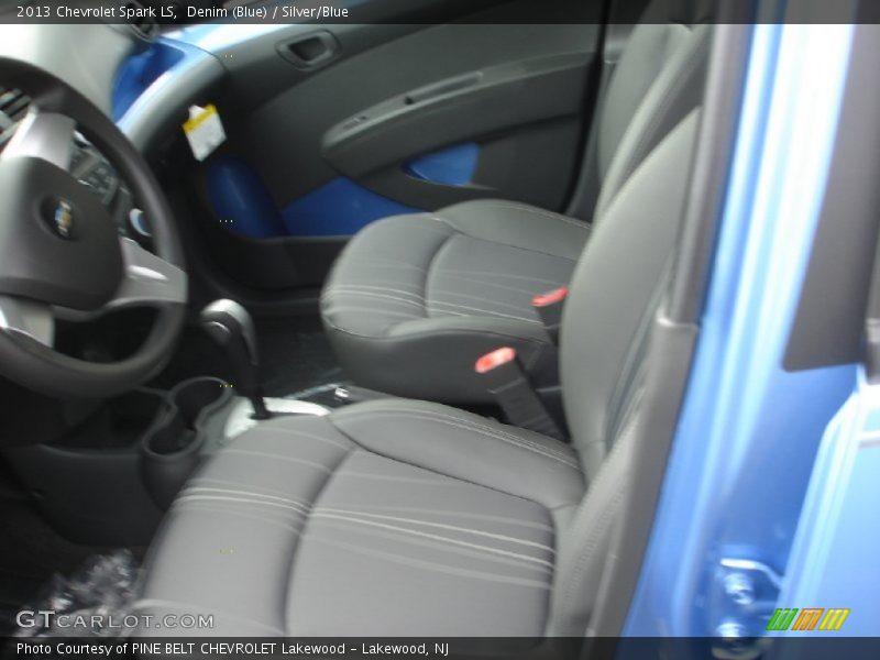 Denim (Blue) / Silver/Blue 2013 Chevrolet Spark LS
