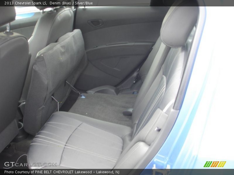 Denim (Blue) / Silver/Blue 2013 Chevrolet Spark LS
