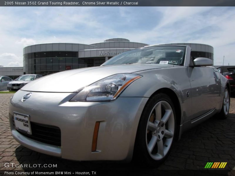 Chrome Silver Metallic / Charcoal 2005 Nissan 350Z Grand Touring Roadster